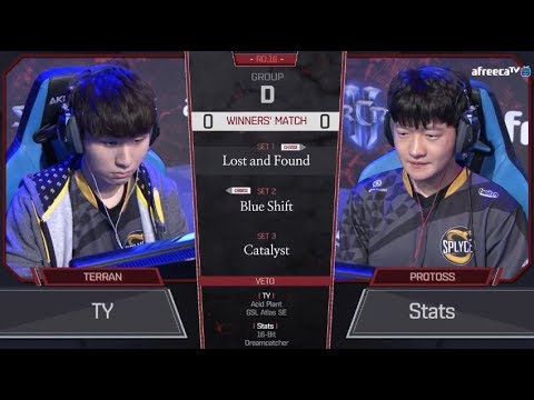 [2018 GSL Season 3] Code S Ro.16 Group D Match3 Stats vs TY