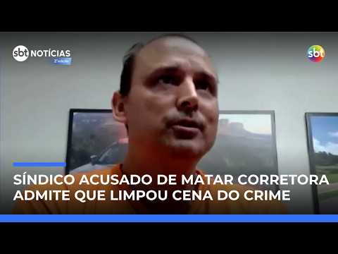 Depoimento do síndico traz novas revelações sobre morte de corretora em GO | #SBTNotícias