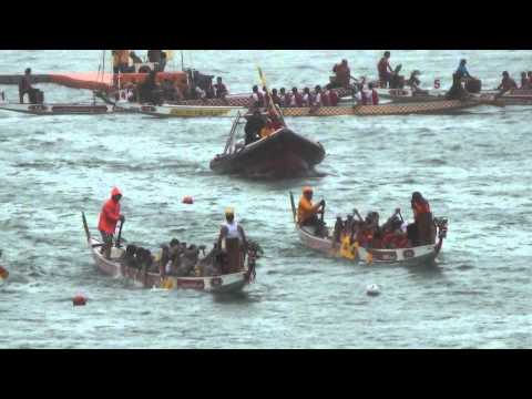 20140510 stanley dragonboat warm up races -  mix final