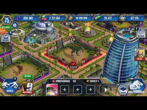 Jurassic World The GAME SPINOTASUCHUS Nivel 40