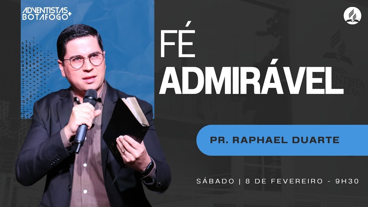 CULTO AO VIVO | FÉ ADMIRÁVEL | Pr. Raphael Duarte | Sábado - 8/2/2025