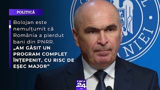 Bolojan este nemulțumit că România a pierdut bani din PNRR