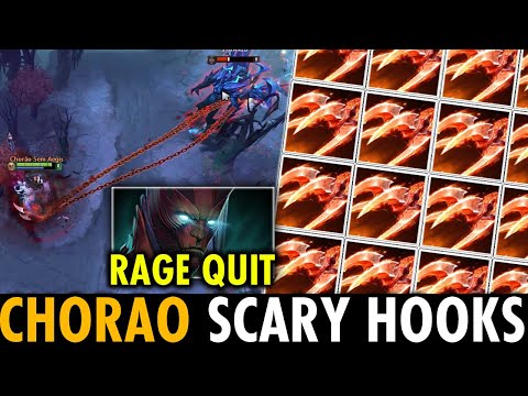 CHORAO INSANE HOOKS SCARY PUDGE MAKES ENEMY QUIT GAME |  GENIUS PUDGE
