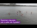 Buiten zwemmen in 9 graden