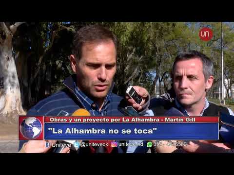 Gill recorrió obras y anunció un proyecto por La Alhambra