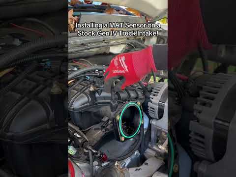MAT Sensor install on Gen IV LS Truck Intake & TBSS Intake