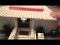 Лего-дом с механической дверью/Lego house with a mechanical door. 
