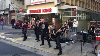 Pursuit of Vikings Live street Amon Amarth Brazilian Tribute