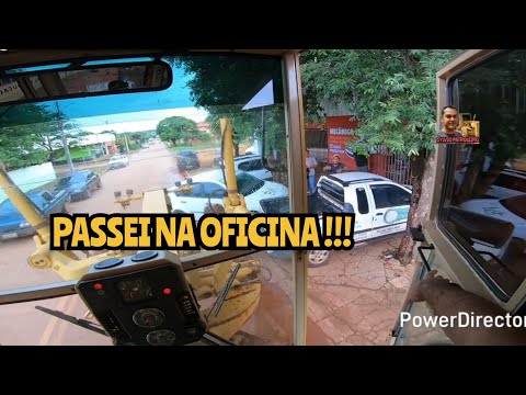 PASSEI NA OFICINA  / Motoniveladora caterpillar 120k grader niveleuse patrola operador Patroleiro 