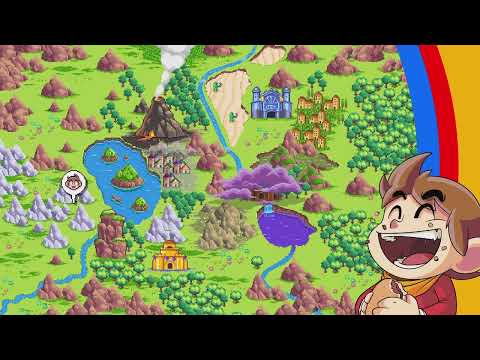 Alex Kidd in Miracle World DX Level 1 Mt Eternal (Stingy Trophy Run) - (All NPCs)