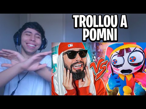 REACT Pomni (The Amazing Digital Circus) Vs. Mussa - Batalha de Rap
