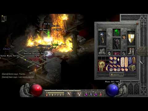 Diablo II Resurrected - Looting Trang-Oul's Chaos Armor from Andariel - D2R - Diablo 2 Resurrected