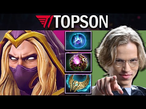 Invoker Dota 2 Gameplay T1.Topson with Octarine and Revenants Brooch - TI12