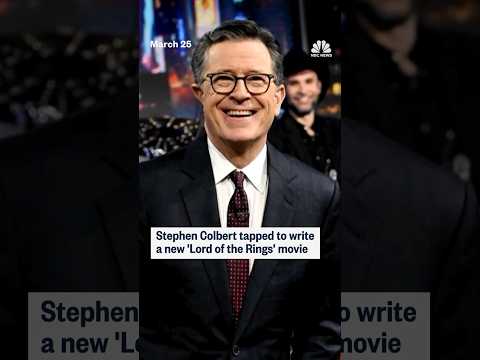 Stephen Colbert tapped to write a new 'Lord of the Rings' movie