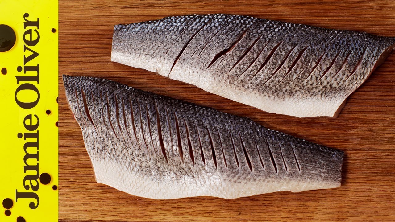 How to fillet a seabass: Jamie Oliver