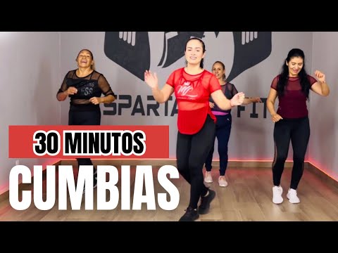 30 minutos de Cumbias | Baile para principiantes | Rutinas para bajar de peso rápido