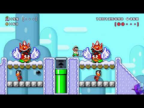 Super Mario Maker 2 🔧 Endless Challenge 6417 - 6424