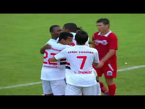 Guaicurus 2 X 5 São Paulo - Copa SP Futebol Jr 2013 - 07/01/13 - GOLS