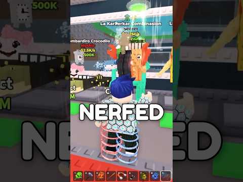 THE KARKERKAR COMBINATION JUST GOT NERFED IN STEAL A BRAINROT... #shorts#roblox#stealabrainrot
