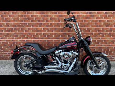 Harley-Davidson Flstfb Fatboy SP 1690 12 (Black/red) walk around with engine sound for sale