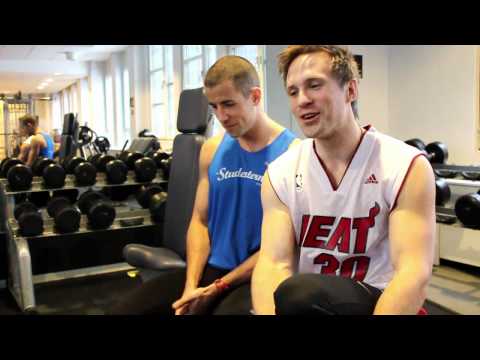 Träningspass med Simon Forsberg & Anders Fernette (Melodifestivalen 2011)