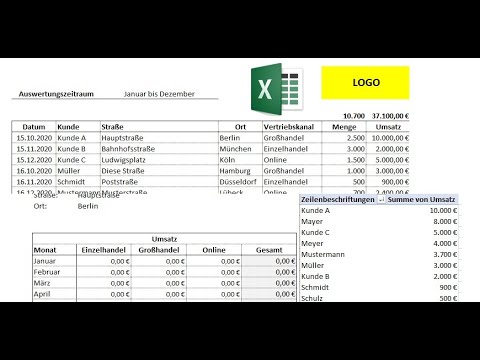 Excel Vertriebscontrolling - 1 von 10