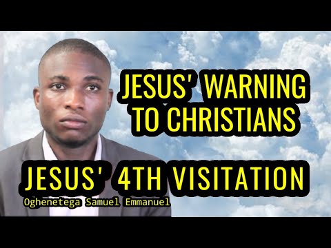 Divine Encounter with Jesus | Message from Jesus to Christians by Bro. Oghenetega Samuel Emmanuel