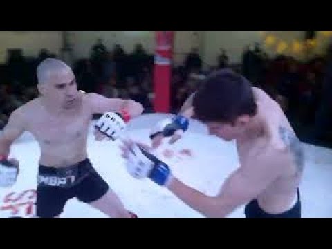 Knockout!! Action inside the cage happens quick fast and in a hurry!