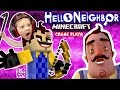 HELLO NEIGHBOR MINECRAFT IMPOSTER! FGTEEV Chase Plays! (Mod Map of Horror Adventure w/ ZOMBIE)