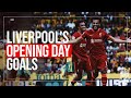 BEST LIVERPOOL OPENING DAY GOALS | Salah record-breaker, Coutinho winner, Sadio Mane solo!
