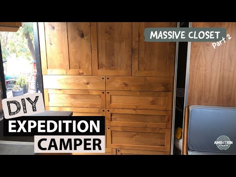 Building Our Expedition Vehicle E18 - MASSIVE Closet (Part 2)