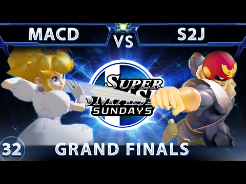 SSS 32 - FE MacD (Peach) Vs. S2J (Falcon) SSBM - Grand Finals - Smash Melee