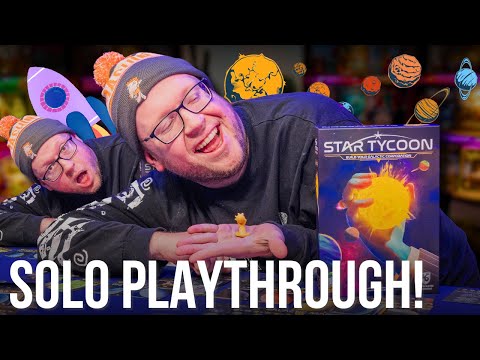 Solo Star Tycoon Board Game Playthrough!