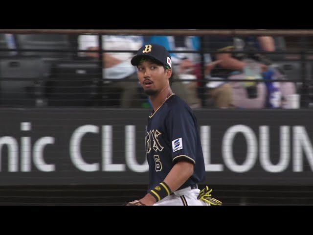 【4回裏】超好守炸裂!! バファローズ・宗佑磨 バックハンドから的確な遠投でチームを救う!! 2025年9月11日 北海道日本ハムファイターズ 対 オリックス・バファローズ