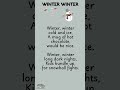Winter Winter English Poem For Kids Poems In English Writtentreasures Shorts