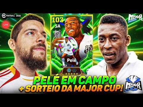 AO VIVO: Pelé em Campo! 👑🔥 Rumo à 1ª Divisão + Sorteio dos Mata-Matas da MaJor Cup | eFootball 2026