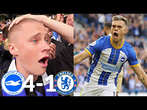 THIS MATCH MEANT SO MUCH TO US!! | 4-1 | Brighton VS Chelsea | Match Day Vlog