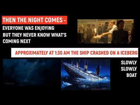 Life lesson from Titanic