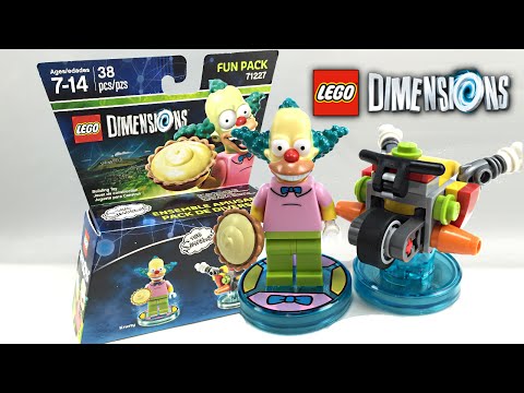LEGO Dimensions The Simpsons Krusty Fun Pack set review! 71227