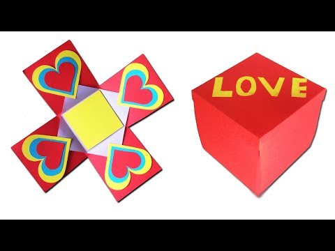 Basteln mit papier: Herz Box falten| DIY Bastelideen