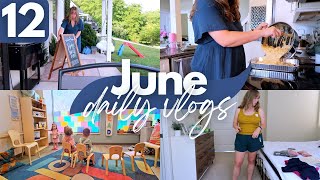 JUNE 12 VLOG | library story time, porch pickup, car caddy, meal for church, farm stand + more