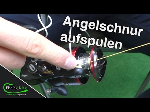 Angelschnur aufspulen: Wie wickelt man (selber) Schnur auf die Rolle? | Fishing-King.de
