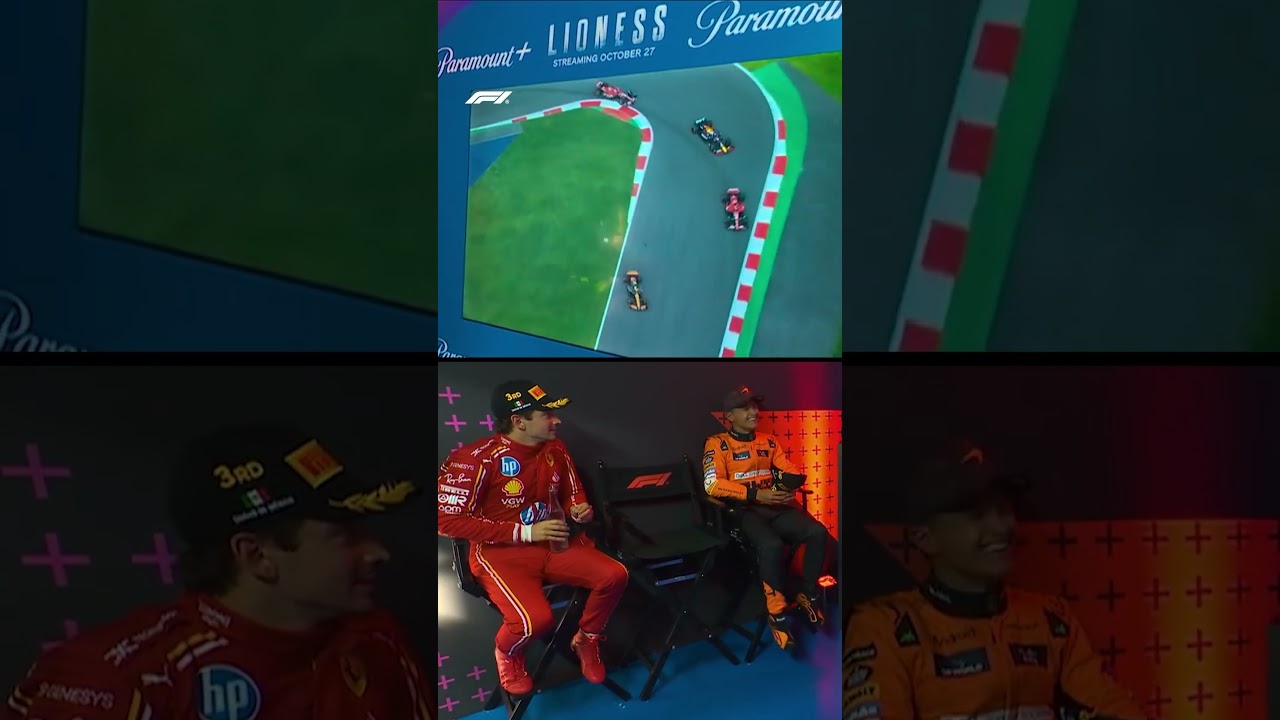 Lando & Charles React To THAT Incident With Max 😬