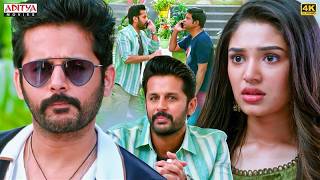 Macherla Chunaav Kshetra Superhit South Movie Scenes | Nithin | Krithi Shetty | Hindi Dubbed Movies