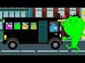 Wheels On The Bus Go Round And Round Nursery Rhymes