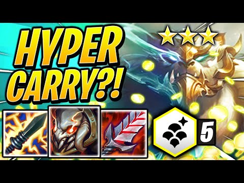 HYPER CARRY VOLIBEAR 3 STAR BUILD?! - Teamfight Tactics Guide I Patch 12.21