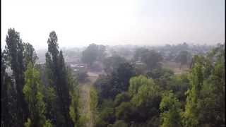 preview picture of video '11 02 14 - Lavington Under Smoke from Shepparton Bush Fires - DJI F550'