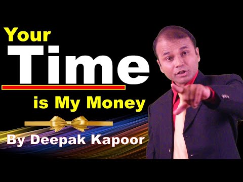 Deepak Kapoor Your Time is My Money keynote talk