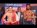 EDGAR BERLANGA VS STEVE ROLLS FULL INTENSE WEIGH IN AND FACE OFF | TOP RANK BOXING