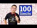 100 calculus limits (ft epsilon-delta definition and Riemann sum limits )